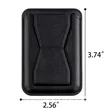 Magnetic Leather Phone Stand with Card Wallet | https://www.bestnamebadges.com