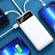 10000mAh Slim Power Bank with 4-in-1 Cable and Flashlight | https://www.bestnamebadges.com