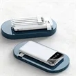 10000mAh Slim Power Bank with 4-in-1 Cable and Flashlight | https://www.bestnamebadges.com