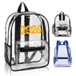 Security Clear PVC Backpack | https://www.bestnamebadges.com