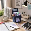 Canvas Standing Pencil Case Pen Pouch W/ Zipper Closure | https://www.bestnamebadges.com