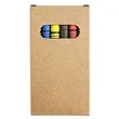 6 Color Kids Crayon Set W/ Paper Box | https://www.bestnamebadges.com