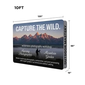 3D Straight Backdrop (Round Corners) Replace Graphic SS 10ft