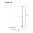 Fabric Banner Stand (Round Corners) Replace Graphic SS 5ft | https://www.bestnamebadges.com