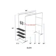 Square Arch Display Shelf & TV Rack Replace Graphic 8x8ft | https://www.bestnamebadges.com