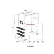 Square Arch Display Shelf & TV Rack Replace Graphic 6.5x8ft | https://www.bestnamebadges.com
