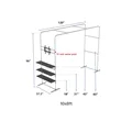 Square Arch Display Shelf & TV Rack Replace Graphic 10x8ft | https://www.bestnamebadges.com