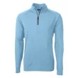 Cutter & Buck Men's Adapt Recycled Soft Knit Quarter Zip | https://www.bestnamebadges.com