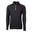 Cutter & Buck Men's Adapt Recycled Soft Knit Quarter Zip | https://www.bestnamebadges.com