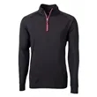 Cutter & Buck Men's Adapt Recycled Soft Knit Quarter Zip | https://www.bestnamebadges.com