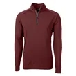 Cutter & Buck Men's Adapt Recycled Soft Knit Quarter Zip | https://www.bestnamebadges.com