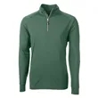 Cutter & Buck Men's Adapt Recycled Soft Knit Quarter Zip | https://www.bestnamebadges.com