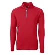 Cutter & Buck Men's Adapt Recycled Soft Knit Quarter Zip | https://www.bestnamebadges.com