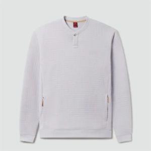 Sun Day Red Men's Redwood Quilted Henley NL