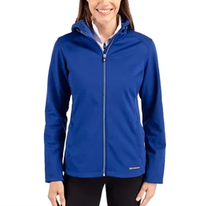 Cutter & Buck Women's Evoke Recycled Honeycomb Hooded Jacket