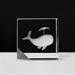 Stand Corner Cube 3D Optical Crystal Award | https://www.bestnamebadges.com