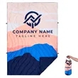 Sublimated Packable Puffy Camping Blanket | https://www.bestnamebadges.com