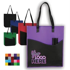 Eco-friendly Non Woven Versatile Tote Bag With Pocket