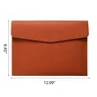 PU Leather A4 File Document Holder Envelope Case | https://www.bestnamebadges.com