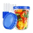 34oz Soup Freezer Storage Containers with Twist Lids | https://www.bestnamebadges.com