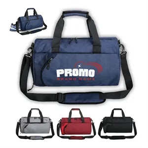 Multi-Compartment Gym Duffel Bag with Shoulder Strap Workout