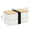 Bento Box Lunch Container Microwavable Food Storage Wood | https://www.bestnamebadges.com