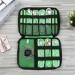 Custom Portable Reusable Travel Cable Organizer Bags Case | https://www.bestnamebadges.com