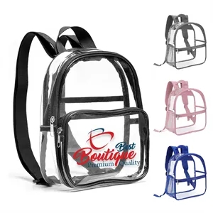 Clear Mini Backpack Stadium Approved Lightweight Waterproof