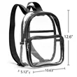 Clear Mini Backpack Stadium Approved Lightweight Waterproof | https://www.bestnamebadges.com