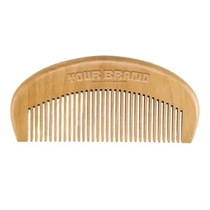 Detangling Styling Portable Fine Tooth Natural Wood Combs