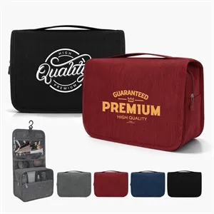 Water-Resistant Hanging Travel Toiletry Bag