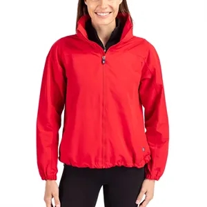Cutter & Buck Women's Charter Recycled Packable Full Zip