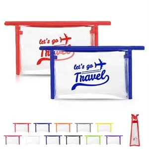 Clear Travel Security Toiletry Pouch