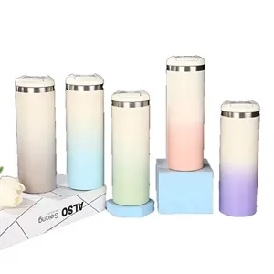 Gradient Double-Wall Stainless Steel Car Tumbler