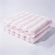Plush Throw Blanket With Custom Logo | https://www.bestnamebadges.com