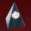 Pyramid Black Marble Clock | https://www.bestnamebadges.com