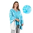 Custom Sublimated Sherpa Shawl Blanket | https://www.bestnamebadges.com