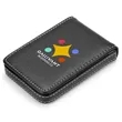 RFID Blocking Magnetic Vertical Leather Card Holder | https://www.bestnamebadges.com