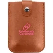 Snap Closure Leather Card Organizer | https://www.bestnamebadges.com