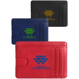 RFID Blocking Slim Leather Card Holder