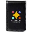 RFID Blocking Magnetic Vertical Leather Card Holder | https://www.bestnamebadges.com