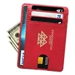 RFID Blocking Slim Leather Card Holder | https://www.bestnamebadges.com