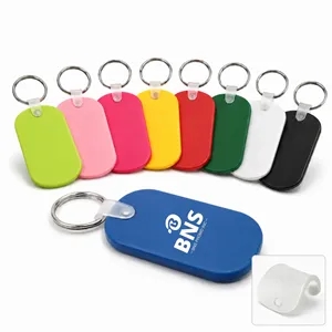 Soft PVC Rectangular Key Tag