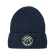 Custom Logo Ribbed Knit Cuffed Winter Beanie | https://www.bestnamebadges.com