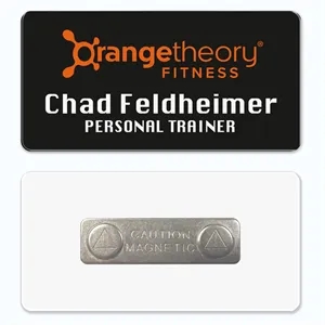 1.5 x 3 Name Badge - Magnet Back