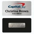 1.5 x 3 Name Badge - Magnet Back | https://www.bestnamebadges.com