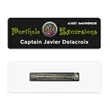 1 x 3 Name Badge - Pin Back | https://www.bestnamebadges.com