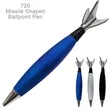 Popular... Missile Shape Custom Pens - For Air Force, Navy | https://www.bestnamebadges.com