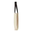 Liberty Bags Natural Tote with Contrast-Color Handles | https://www.bestnamebadges.com