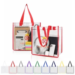 Clear PVC Stadium Approved Open-Top Tote Bag